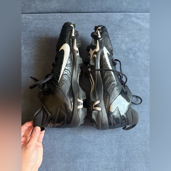Nike Fastflex Alpha Black Lace Up Low Top Football Cleats Men’s SZ 14 Athletic main image 4